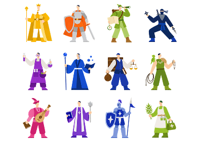 12至職キャラクター